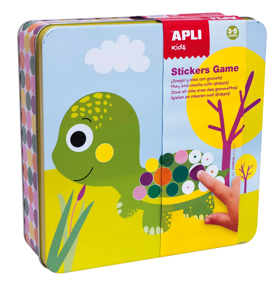 Apli Kids lipdukų žaidimas GYVŪNAI