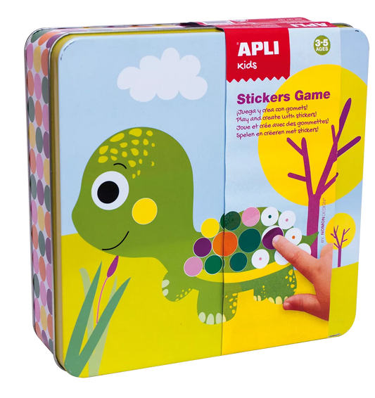 Apli Kids lipdukų žaidimas GYVŪNAI