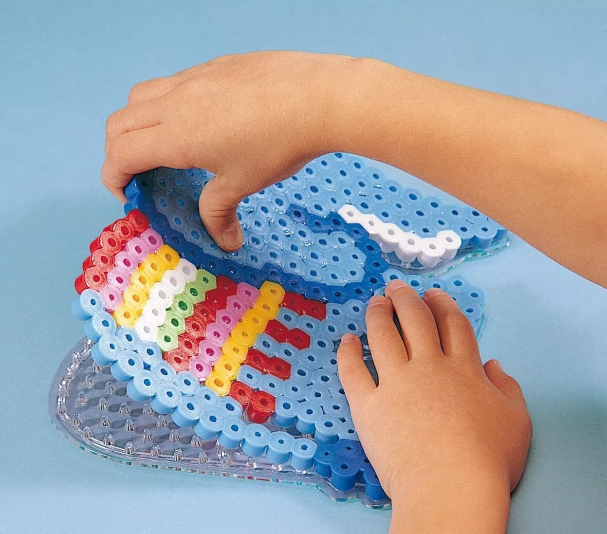 HAMA MAXI pastelinių spalvų karoliukų rinkinys dėžutėje