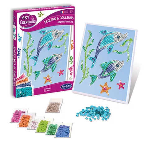 Art & Creations blizgantis menas - Delfinai