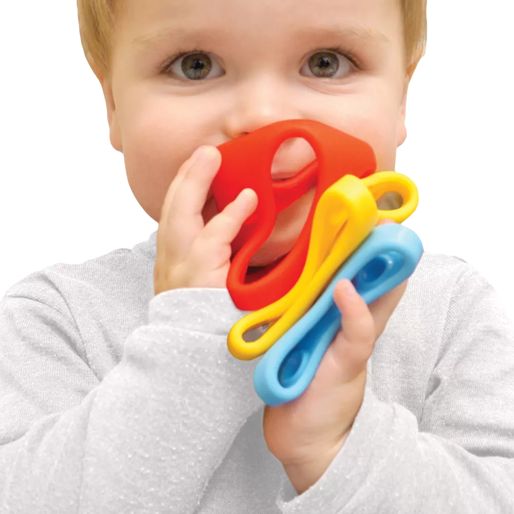 „Oibo“ - daugiafunkcinių sensorinių žaislų-kramtukų rinkinys