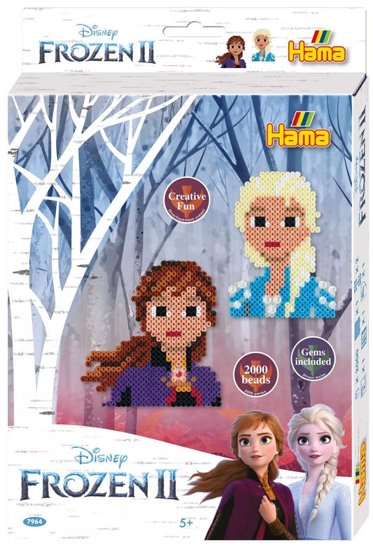 Hama karoliukų rinkinys dėžutėje „Frozen“