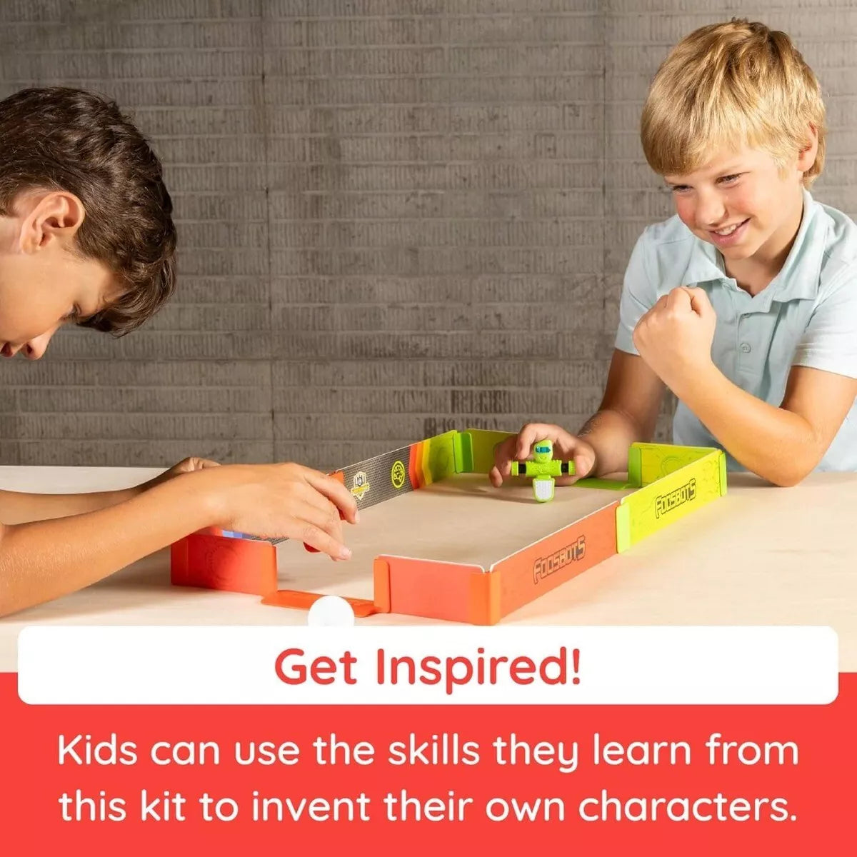 Naujos kartos stalo futbolas - Foosbots Stadium (2 žaidėjai ir stadionas)