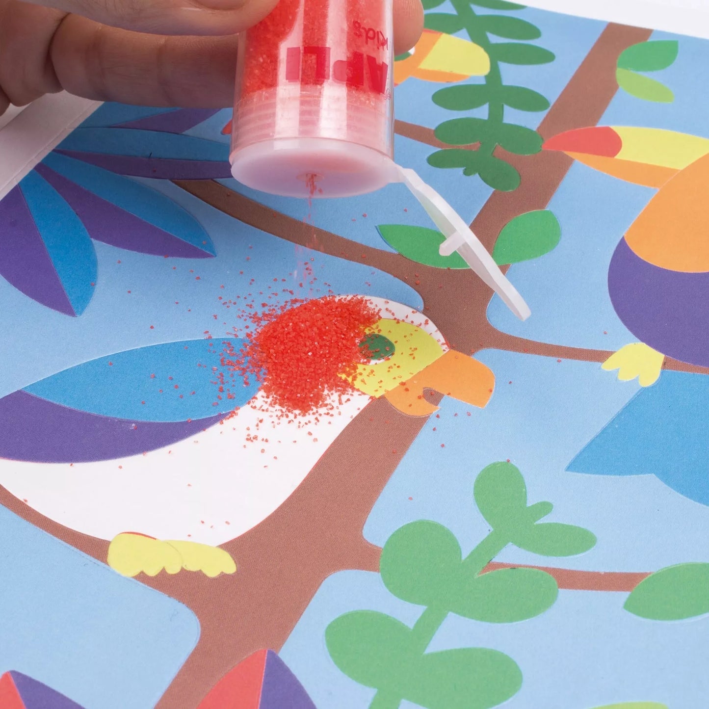 APLI Kids kūrybinis rinkinys SPALVOTO SMĖLIO MENAS