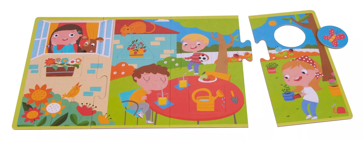 Apli Kids XXL pažinimo dėlionė „Keturi metų laikai“