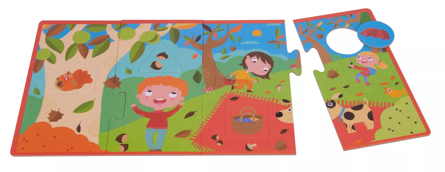 Apli Kids XXL pažinimo dėlionė „Keturi metų laikai“