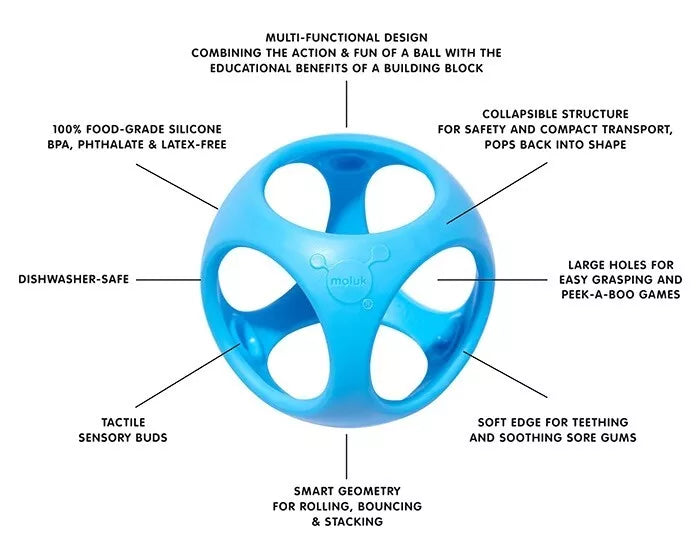 „Oibo“ - daugiafunkcinių sensorinių žaislų-kramtukų rinkinys