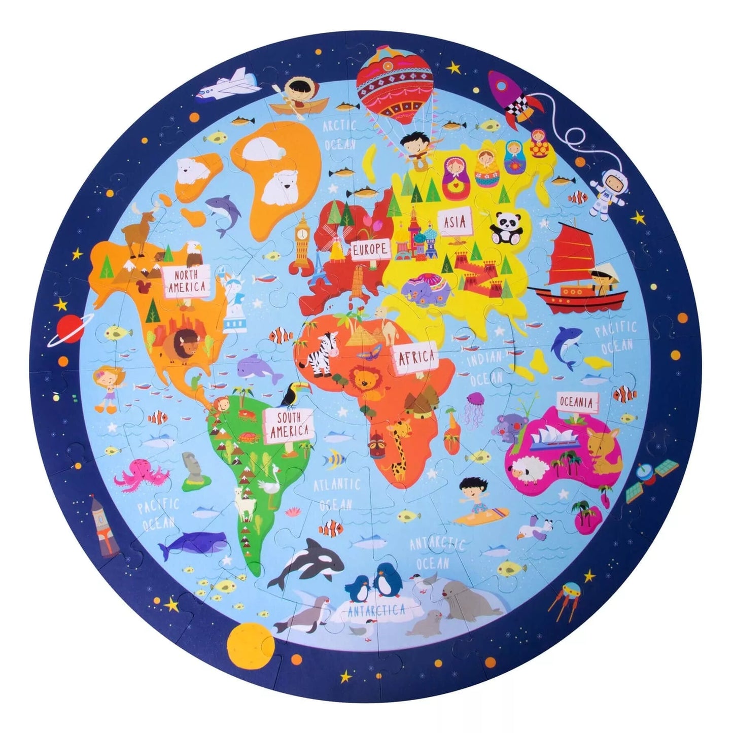 Rato formos dėlionė „Worldmap“
