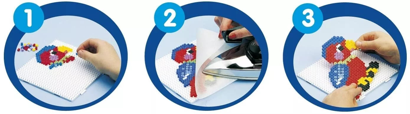 Hama MIDI karoliukų rinkinys „Glow in the dark“