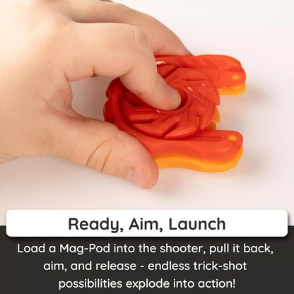 Magnetinių triukų rinkinys „Magshuto: Flamepiercer“