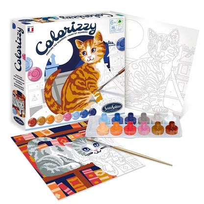 Kūrybinis spalvinimo rinkinys „Colorizzy Katės”