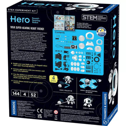 Į garsą reaguojantis robotas – Herojus