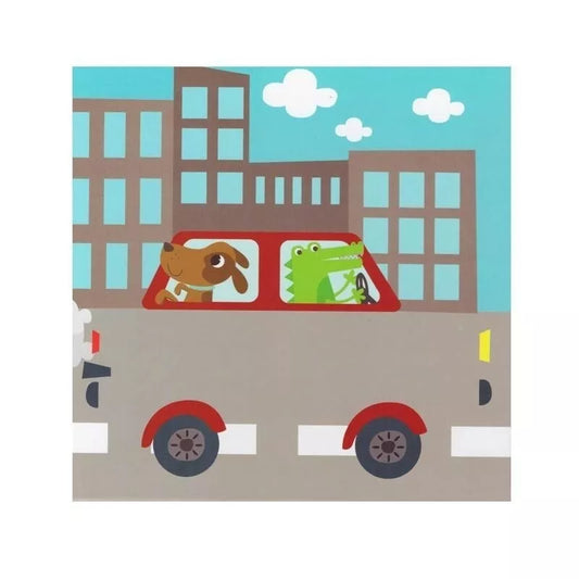 APLI Kids magnetinis kūrybinis rinkinys „Miestas“