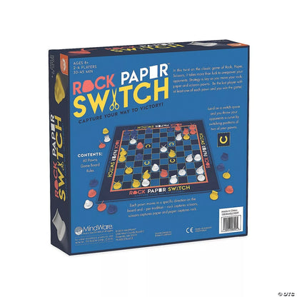 Strateginis žaidimas „Rock, Paper, Switch“