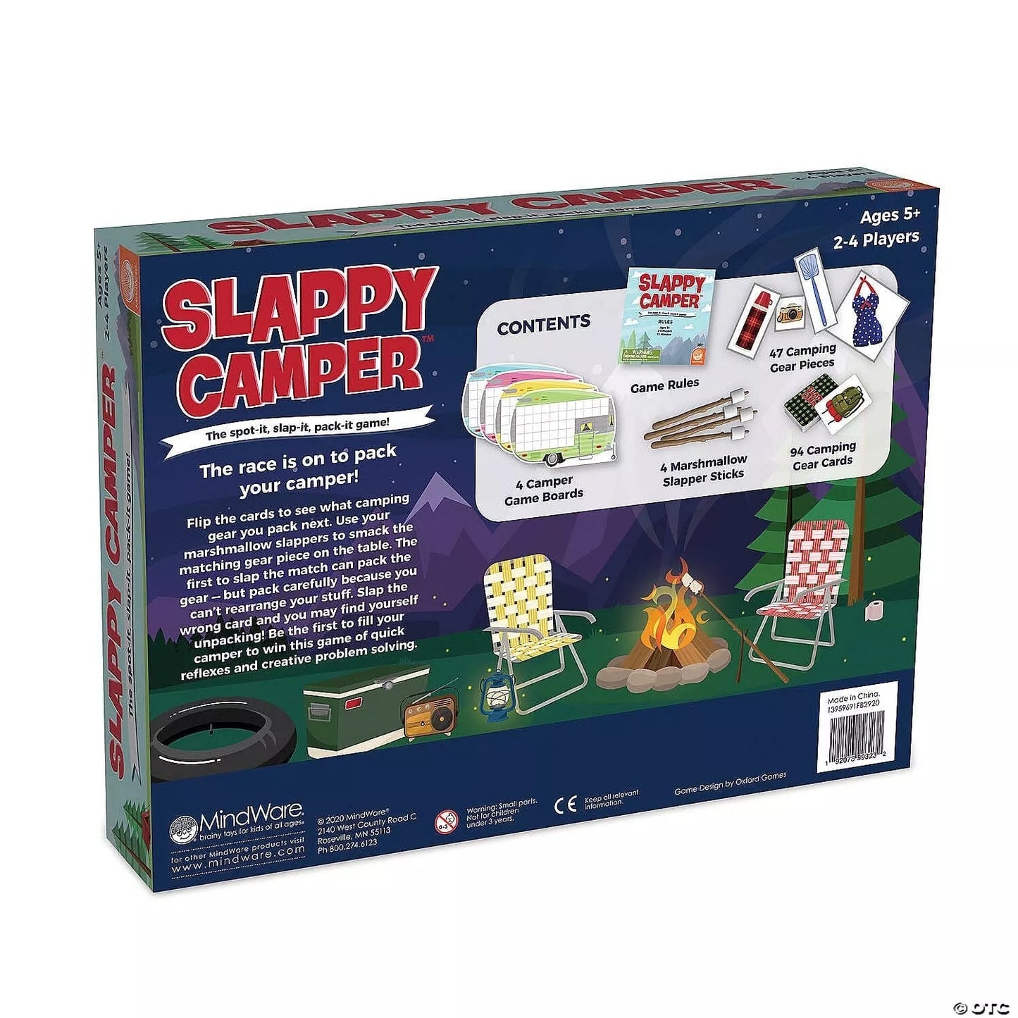 Stalo žaidimas „Slappy camper“